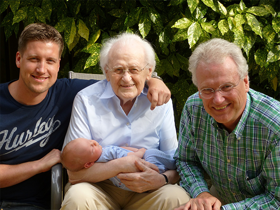 Four generations of a family