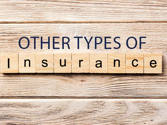 insurance word written on wood block. insurance text on table