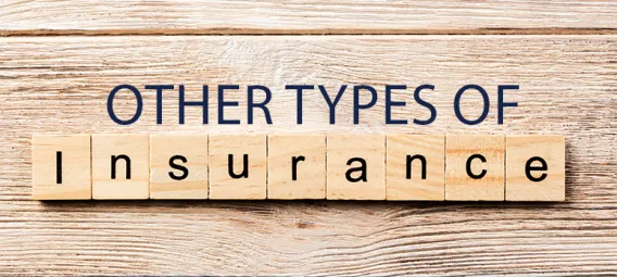 insurance word written on wood block. insurance text on table