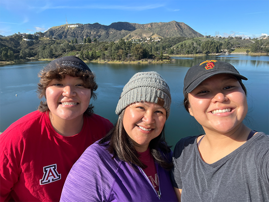 Hollywood reservoir hike with both of my kiddos - Ana Tso, Walking Minds