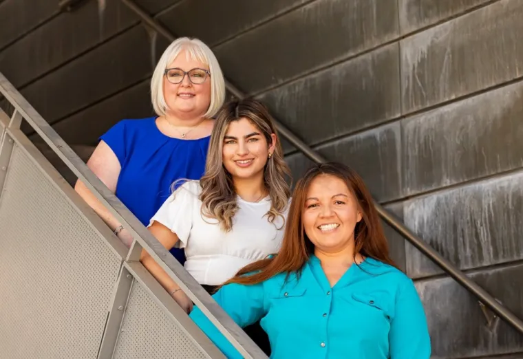 Wellness Team at MEZCOPH, Renee Williams, Melissa Garcia, and Lilian Martinez