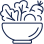 icon of a bowl with vegetables