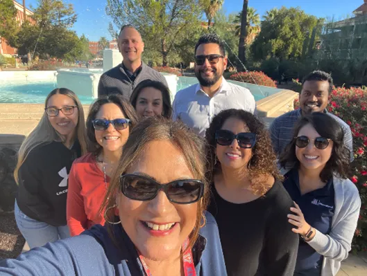 Christina Sanchez and her colleagues