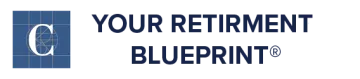 Captrust square logo with text: your retirement blueprint