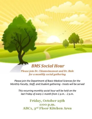 Invitation to BMS Social Hour