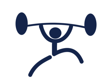 person lifting weights